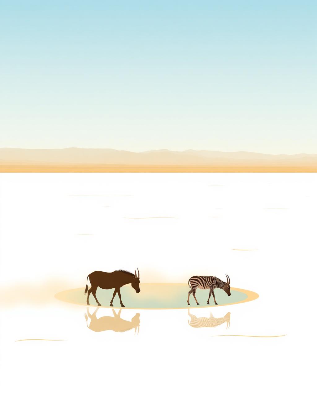 Etosha National Park landscape in Namibia