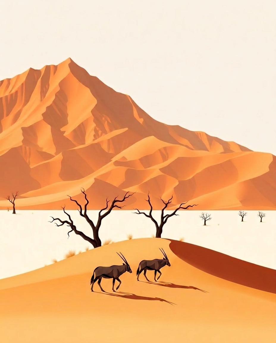 Sossusvlei & the Namib landscape in Namibia
